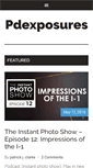 Mobile Screenshot of pdexposures.com