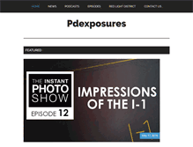 Tablet Screenshot of pdexposures.com
